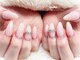 ラベンダーネイル(Lavender nail)の写真/上品×シンプルなデザインで”大人カワイイ”指先に♪オフィスネイルにも！≪持ち込みデザイン6980～≫