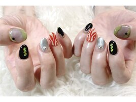 秋ニュアンスネイル