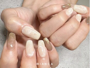 ビアンカ 金町(Bianca)の写真/定額アートコースでお得に！きれいめデザインから華やかまで指先を整える★