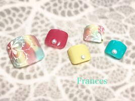 サマー×レースネイル