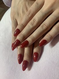 秋に向けてボルドー色