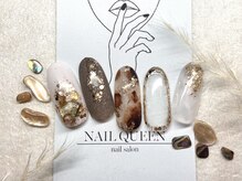 ネイルクイーン(Nail Queen)/ラメニュアンスネイル♪￥8800