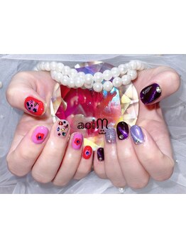 ショートネイルデザインが豊富