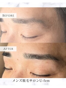 ユーフェム(U-fem)/モテ眉スタイリング