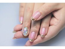 ネイルアトリエ ビー(Nail Atelier B.)/ガラスフレンチ