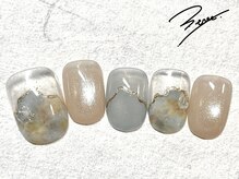 トレス ネイルサロン(3.tres.Nail Salon)/☆ミントニュアンス天然石☆