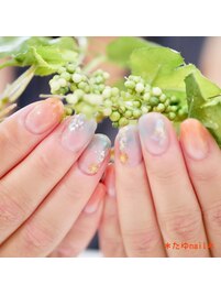 ８月たゆnail祭りデザイン