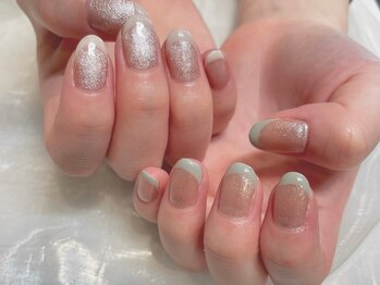 アース コアフュールボーテ 東松山店(EARTH coiffure beaute)/マグネットフレンチ　9500円