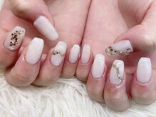 ソンリエ 青竹店(SONRiE)/シンプルホワイトネイル