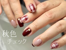 ボルドーチェック