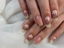 プティメゾン(Petit maison)/インクのニュアンスネイル