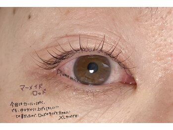 プルームミコ(Plume mico)/まつ毛パーマー～カールタイプ～