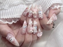 モカ 心斎橋(moca by Lee)/【Aina】ガーリーネイル