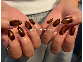 ミュー(mieux)/べっこうネイル