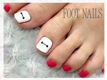 バニーラッシュ(Bunny Lash)/【フットネイル親指アート】