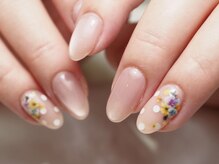ミーナネイル(miinanail)/フラワー、ドットネイル　