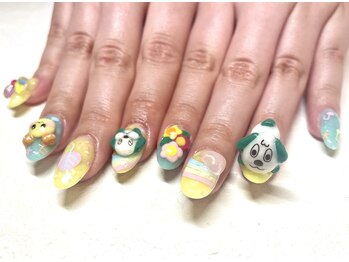 ネイルサロン ブリリアント(Nail Salon Brilliant)/アート6＋キャラネイル