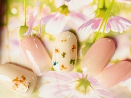 押し花ネイル　6300円コース