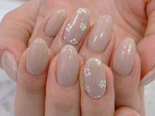 ラシェスキタモト (luscius kitamoto)/ドットフラワーネイル