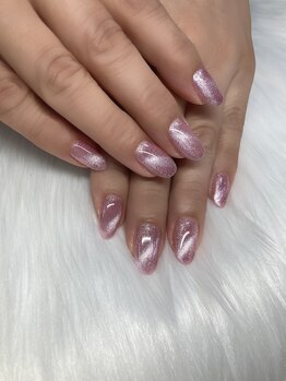 サフィールネイルサフィールネイル(Saphir nail)/マグネット×キャッツアイネイル