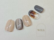 ネイルサロン ウィル 恵比寿(will)/秋冬ニュアンスフレンチネイル