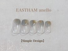 イーストハムアネーロネイル(EAST HAM anello nail)/5・6月定額　シンプルデザイン