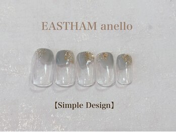 イーストハムアネーロネイル(EAST HAM anello nail)/5・6月定額 シンプルデザイン