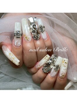 エスフィーネイルサロン ブリーユ(Esfy nailsalon Brille)/大理石ネイル