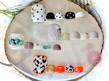 ロビン ネイル(ROBIN NAIL)/華やかフットアートセット☆