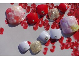 シャインフラワーネイル