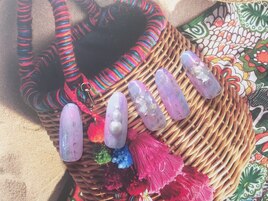 ピンク×パープルタイダイ