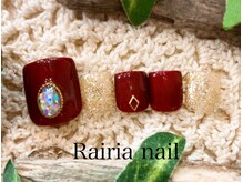 ライリアネイル(Rairia nail)/シンプルフットネイル