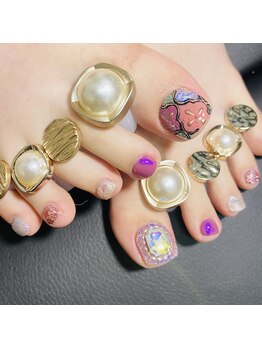 ネイルサロン あんび/フットアート 120分