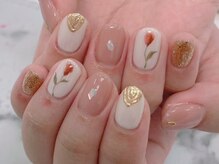 ラシェスキタモト (luscius kitamoto)/薔薇ネイル