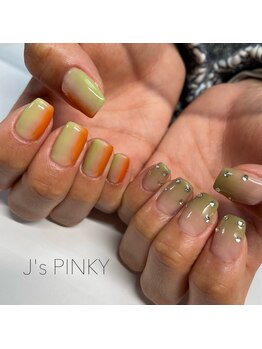 ネイルスペース ジェイズ ピンキー(NAIL SPACE J's PINKY)/グラデーションネイル