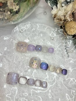 ツキネイル(TSUKI nail)/7・8・9月定額フットネイル