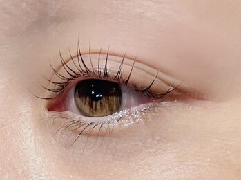 ヘアサロンドア(Hairsalon DooR)の写真/【高技術×上質】目に優しい丁寧な施術でモチの良いまつげパーマ◎眉毛とセットが好評!＜男女OK/完全個室＞