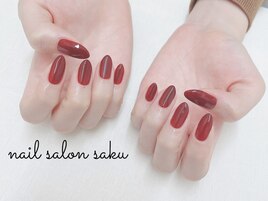 秋ネイル/ボルドー/ワンカラー