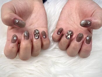 イマージュ(image)/ワンホン風ネイル☆SAYAKA