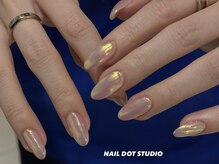 ネイルドットスタジオ 堺筋本町(NAIL DOT STUDIO)/ピンクオーロラ