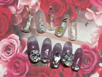 アン ジョーヌドラゴ/【自爪ネイル】キラキラネイル