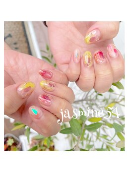 ジャスミン54(jasmine54)/インクARTネイル♪