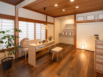 クーノ(ku-no)の写真/贅沢な時間を過ごせる、希少な和モダンStyleサロン。家事や仕事でお疲れなあなたにオススメ◎