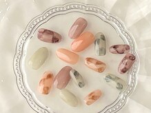 イズミネイル(izumi.nail)/透け感☆べっ甲ネイル