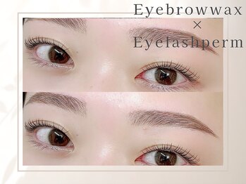 アンドバイプロデュース 相模大野(& by produce)/眉毛ワックス+まつ毛パーマ