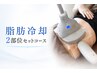 【短期集中痩身】　最新脂肪冷却＆痩身リンパマッサージ　(２部位セット)