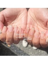 ジェルメ(germer)/自爪感を活かしたデザイン♪