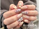 大人気♪チェックネイル