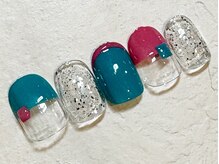 ネイルアンドアイ リリー 住道店(Lily)/ショートデザイン　¥6050～