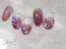 ネイルクローゼット(Nail Closet)/11月 Designニュアンス&フラワー